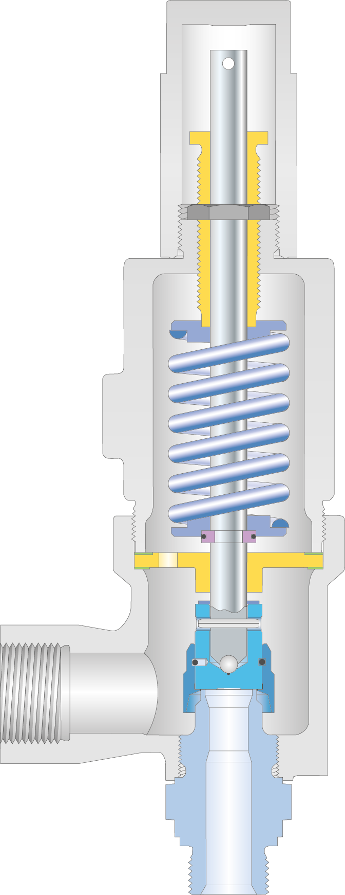 LESER Safety valve Type 459 cutting image