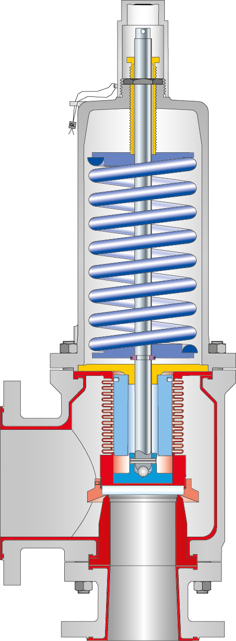 LESER Safety valve Type 447 cutting image