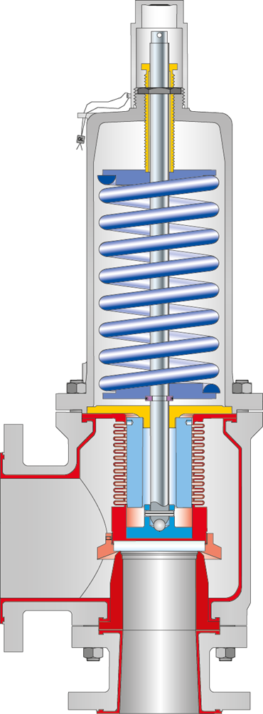 LESER Safety valve Type 447 cutting image