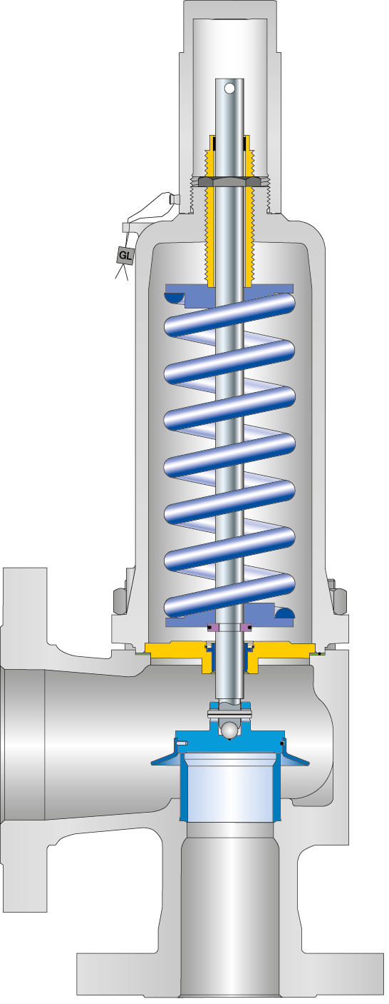 LESER Safety valve Type 441 cutting image