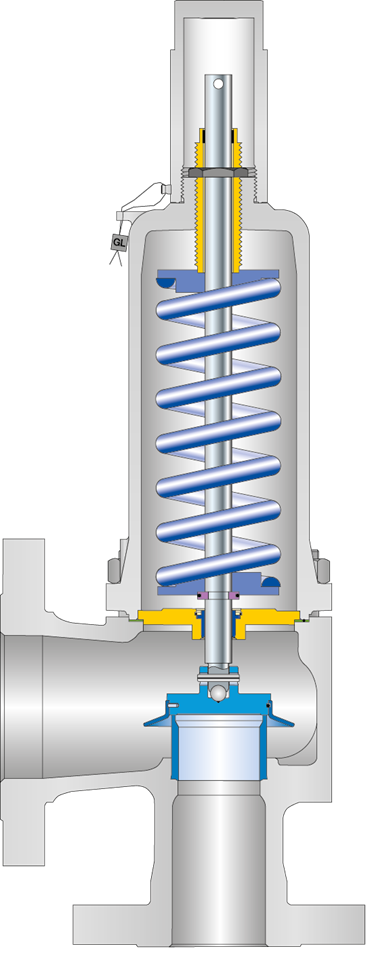 LESER Safety valve Type 441 cutting image