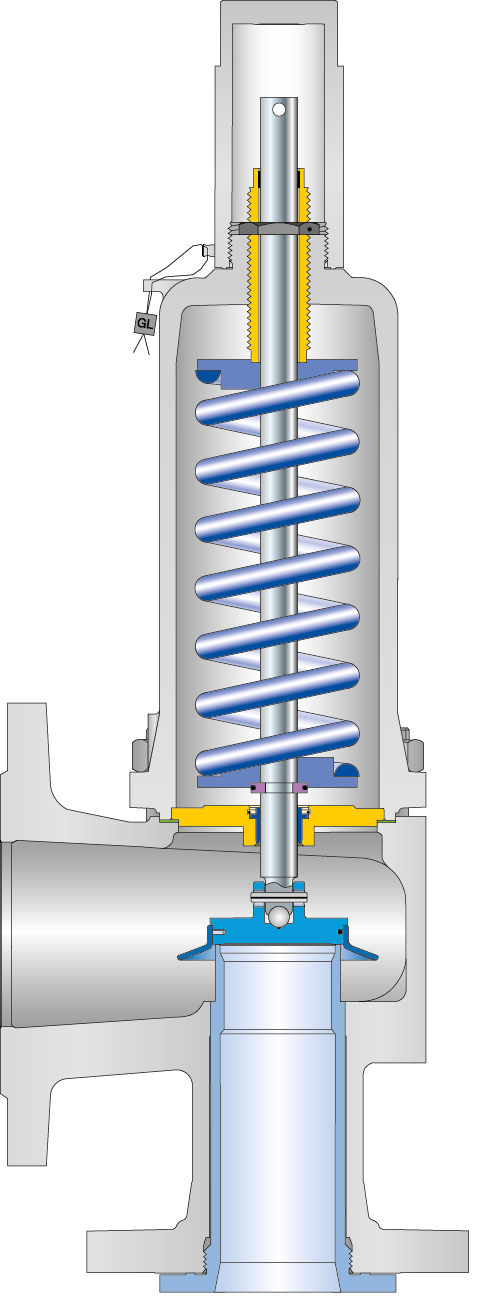 LESER Safety valve Type 441  Full nozzle cutting image