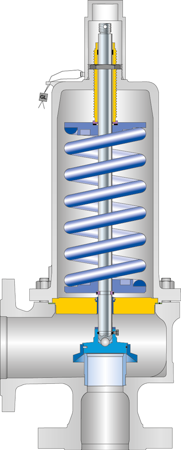 LESER Safety valve Type 456 cutting image