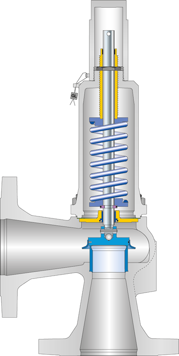 LESER Safety valve Type 433 cutting image