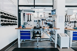 Eindrcke Vollausgestatte Montagetische