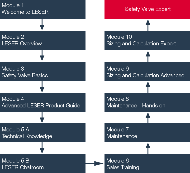 LESER Trainings-Module Overview