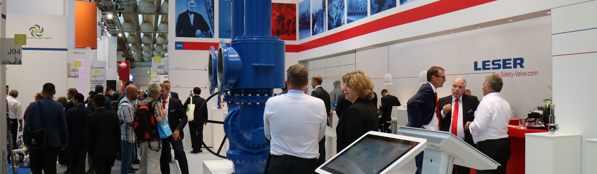 LESER at the trade fair Valve World 2018