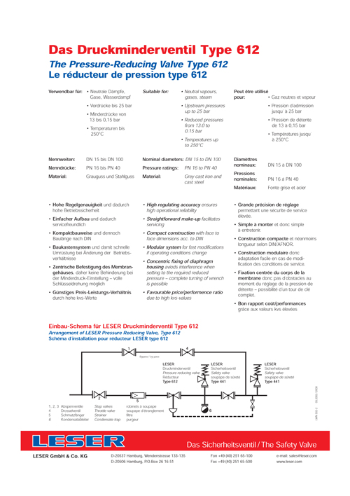 Pressure Reducing Valve